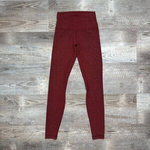 Lululemon Align Pant 28" *Engineer Print City Camo Chianti Multi Align Pant Sz 4